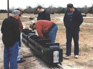 Preparing the passenger cars for VIP's